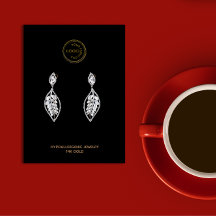 イヤリング表示ロゴを黒に追加