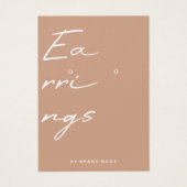 イヤリング表示名刺 (正面)