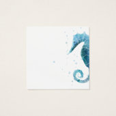 イヤリング表示 |かわいい青い海馬 (裏面)