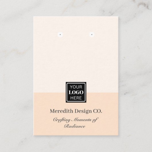 イヤリング表示 名刺 (正面)