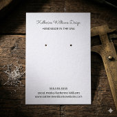 イヤリング表示 |米国の手作り 名刺