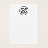 イヤリング追加ロゴ表示ホルダー (正面)