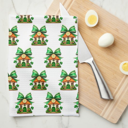 イヤリング キッチンタオル (四つ折り)