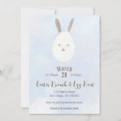 イヤーイースターエッグブランチ&エッグ狩り招待状 招待状 (正面)