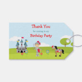 イヤーキュートブロンド騎士ギフトラベル ギフトタグ (正面(横))