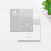 イヤースタッズディスプレイグラマー銀グリッターグラム (デスク)