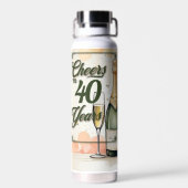 イヤーズパーティー乾杯！ ウォーターボトル (背面)