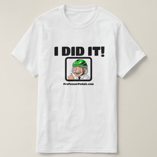 イヤーブック教授の写真シャツ Tシャツ (デザイン正面)