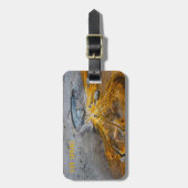 イヤー春イエローストーン国立公園 ラゲッジタグ (正面縦)