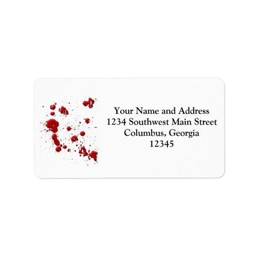 イュー、君の血だ ラベル (正面)