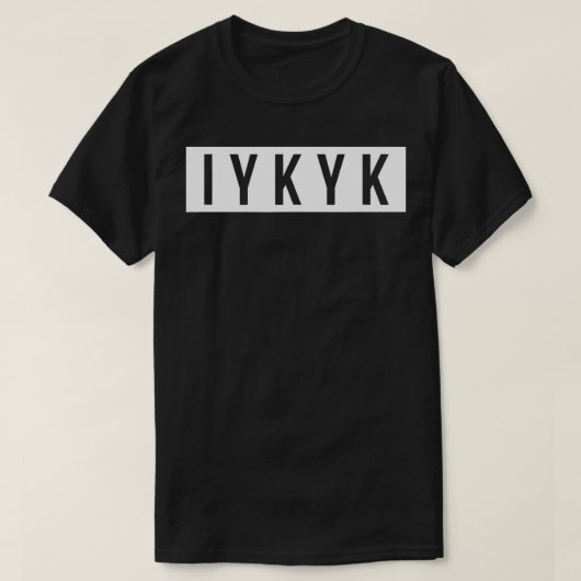 イユキもしク、知っもしてるだろ Tシャツ (デザイン正面)