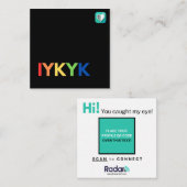 イユキクプライド スクエア名刺 (正面/裏面)