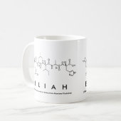 イライアペプチド名mug コーヒーマグカップ (正面左)