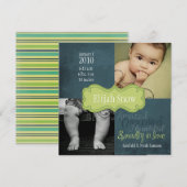 イライジャ雪の誕生のお知らせ 案内状 (正面/裏面)