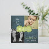 イライジャ雪の誕生のお知らせ 案内状 (スタンド正面)