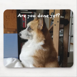 イライラしたペット マウスパッド