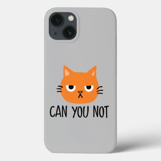 イライラした猫は、おもしろい Case-Mate iPhoneケース (裏面)