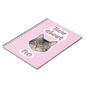 イライラした猫 ノートブック (左側)