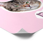 イライラした猫 ポスター (角)