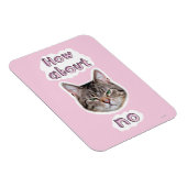 イライラした猫 マグネット (右側)