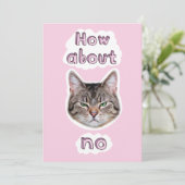 イライラした猫 招待状 (スタンド正面)