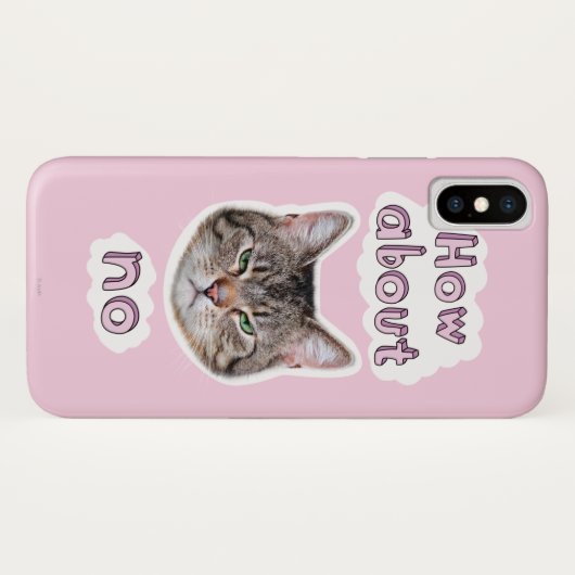 イライラした猫 Case-Mate iPhoneケース (裏面(横))