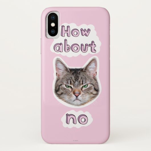 イライラした猫 Case-Mate iPhoneケース (裏面)