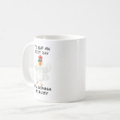 イライラにわとり - 馬鹿を叩く日  コーヒーマグカップ (正面左)
