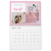 イラインスパイアスパーソナライズされたカレンダ カレンダー (2月 2026)