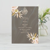 イラエレガントムスタイリッシュ結婚式招待状 招待状 (スタンド正面)