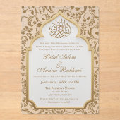 イラエレガントム・ア結婚ーチ アクリル招待状 (正面)