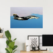 イラクすてきのF14防空壕 ポスター (ホームオフィス)