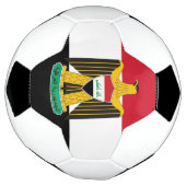 イラクのエンブレム サッカーボール (回転)
