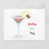 イラクのカクテルの休日の郵便はがきからの挨拶 シーズンポストカード (正面)