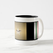 イラクのキャンペーンメダルマグ- ICM - OIF ツートーンマグカップ (正面右)