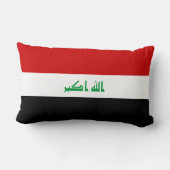 イラクの国の長い旗の国家の記号共和国 ランバークッション (裏面)