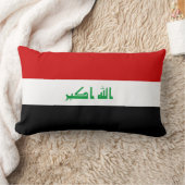 イラクの国の長い旗の国家の記号共和国 ランバークッション (ブランケット)