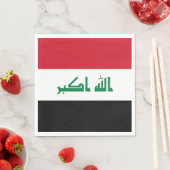 イラクの国旗 スタンダードランチョンナプキン (インサイチュ)