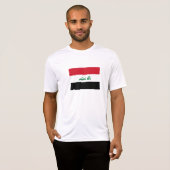 イラクの国旗 Tシャツ (正面フル)