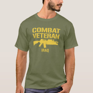 イラクの戦闘の退役軍人 Tシャツ