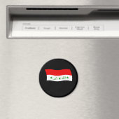 イラクの旗マグネット マグネット (インサイチュ (食洗機))