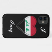 イラクの旗 Case-Mate iPhoneケース (裏面(横))
