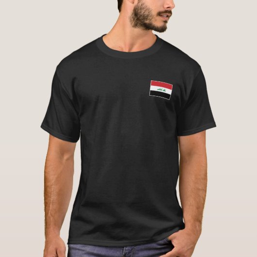 イラクの旗Tシャツ Tシャツ (正面)