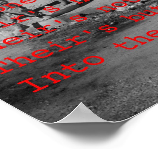 イラクの死の谷 ポスター (角)