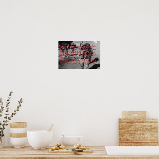 イラクの死の谷 ポスター (キッチン)