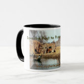 イラクの沼地のマグ マグカップ (正面左)