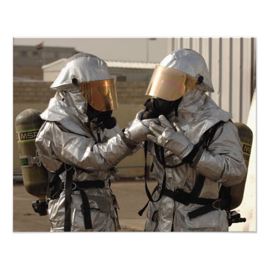 イラクの消防士 フォトプリント            (正面)