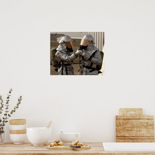 イラクの消防士 ポスター (キッチン)