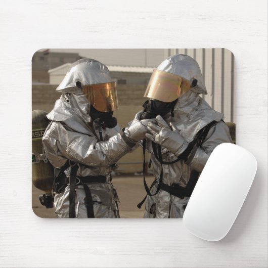 イラクの消防士 マウスパッド (マウス)