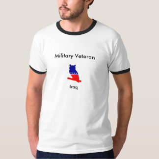 イラクの退役軍人のワイシャツ Tシャツ